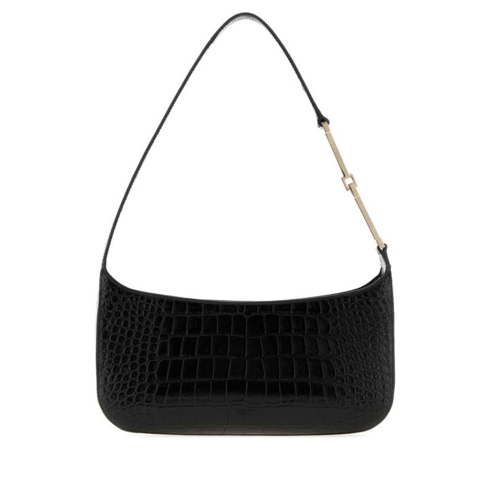 Tom Ford Women Tumbled Soft Printed Croc Small Shoulder Bag